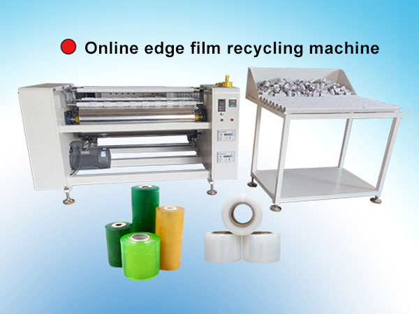Online edge film recycling machine
